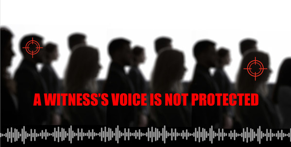 VOXPROTECT - A Witness's voice is not protected