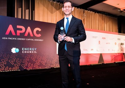 AG&PがEnergy Council年次優秀賞で2022年LNG部門の「APAC Company of