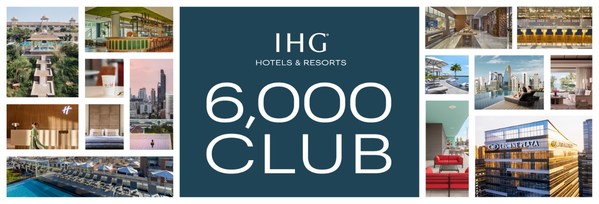 洲際酒店集團喜迎6,000家開業酒店里程碑