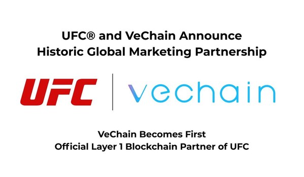 UFC（R）とVeChainが歴史的なグローバル・マーケティングパートナーシップを発表