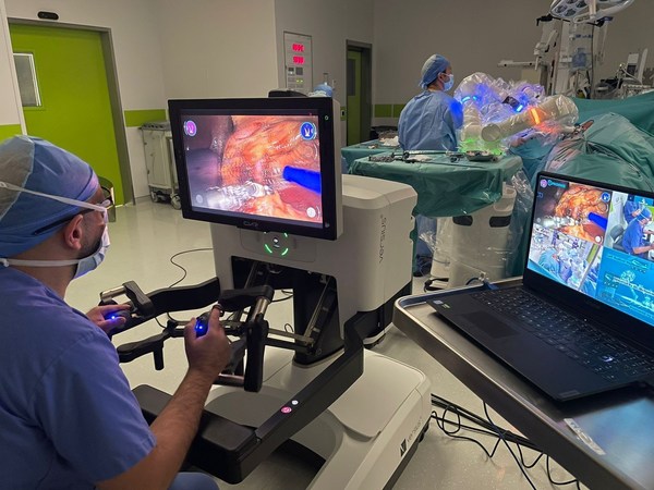 Proximie's platform in action in the Operating Room