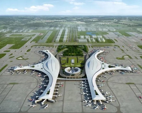 成都天府国际机场应用立邦节能装饰一体板，打造装配式机场建筑