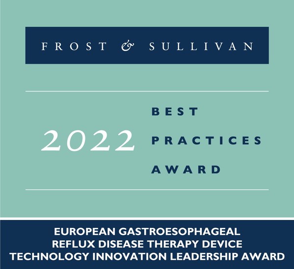Implantica Applauded by Frost & Sullivan for Transforming Gastroesophageal Reflux Disease Treatment with Its Revolutionary Implant RefluxStop™