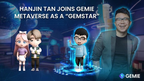 Hanjin Tan, award-winning producer and singer-songwriter, joins Gemie, Asia's Leading Entertainment Metaverse, as a 