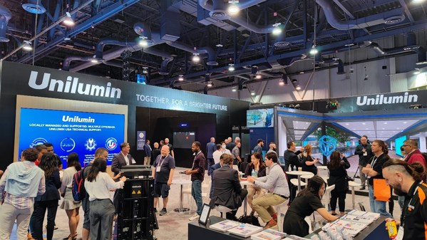 ユニルミンが初参加のInfoComm 2022で照明＆ディスプレー製品を展示