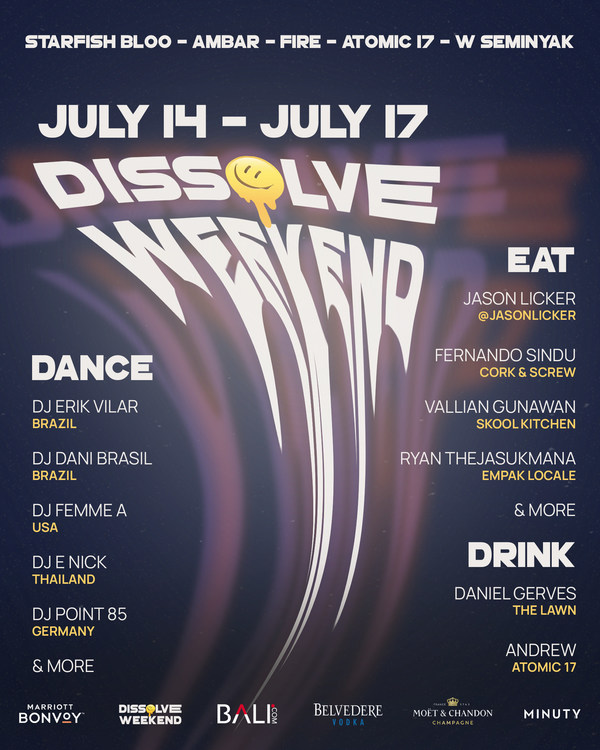 Dissolve Weekend, Bali's Most Anticipated Festival, Is Coming This July