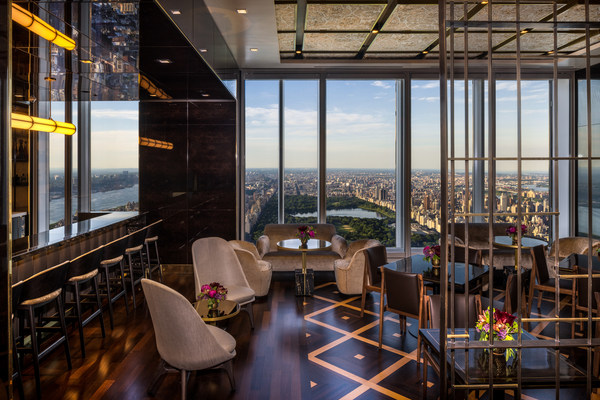 世界最高層の居住用ビルCentral Park Towerが最高層のプライベートクラブを公開