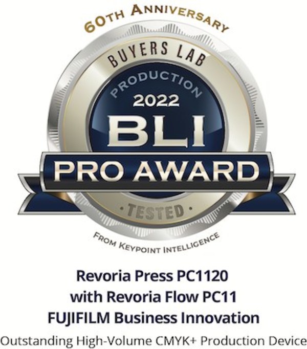FUJIFILM Business Innovation Asia Pacific vinh dự nhận giải thưởng BLI 2022 PRO từ Keypoint Intelligence