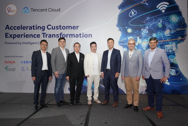 Relooking at customer experience in a digital first and hyperconnected world. From left to right: Rick Yiu (Invincible Technology – Co-founder and Chief Executive Officer), Meng Teck (Unicorn Cloud Services – Co-Founder and Chief Executive Officer), Professor Alex Siow (Cloud Security Alliance – President; Ang Mo Kio – Thye Hua Kwan Hospital, Director), Andy Tan (Millennium Technology Services – Founder and Chief Executive Officer) , Kenneth Siow (Tencent Cloud – General Manager of Singapore, Indonesia, the Philippines and Malaysia and Regional Director of SEA), Dr. Chong Poh Heng (HCA Hospice Limited – Medical Director), Manish Shah (Verint Systems – Vice President)