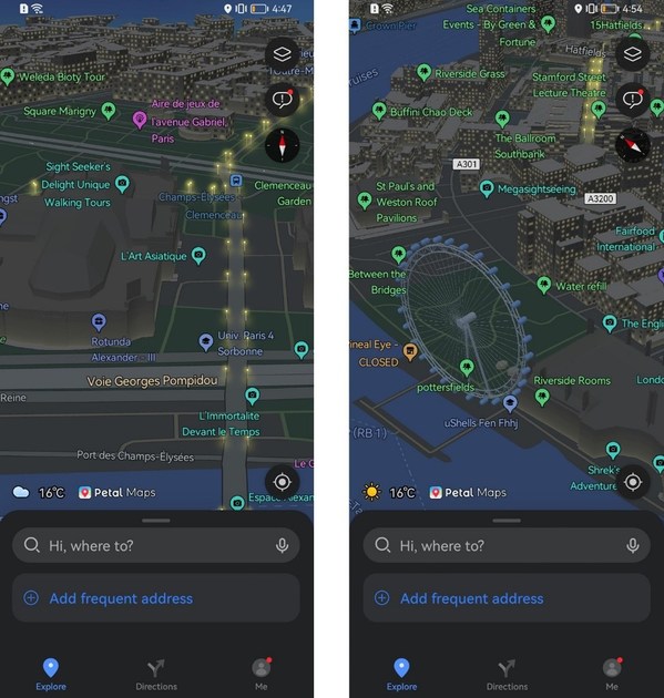 Petal Maps turns navigation into an immersive and realistic experience