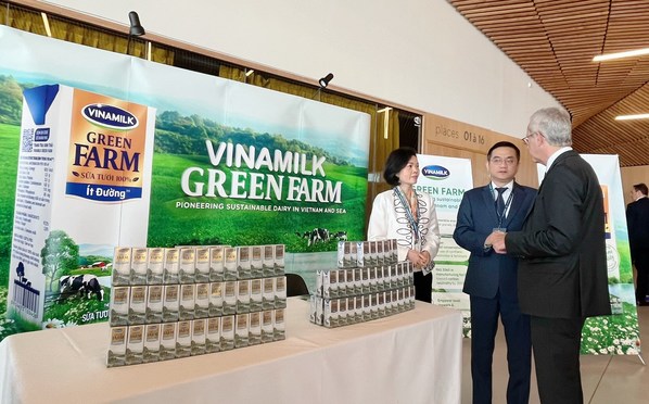 世界乳製品会議でのVinamilkのブース