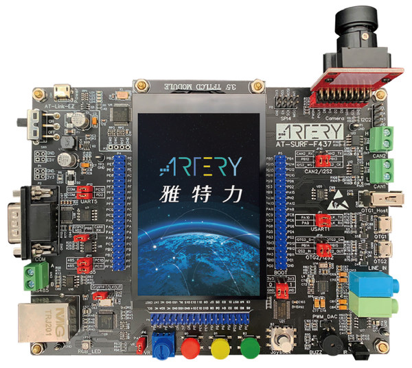 ARTERY AT-SURF-F437 Evaluation Board to Experience the Power of AT32F437