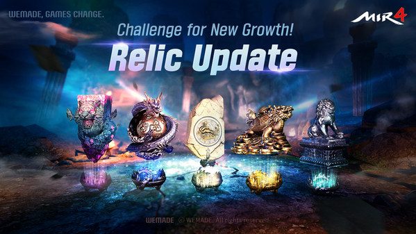 Wemade memperkenalkan Relic System dan Dragonworld's Rift untuk 'MIR4'.
