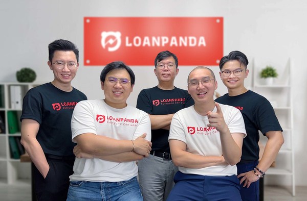 Co-Team of LoanPanda, On the right in the first row is the Founder and CEO of LoanPanda Mr. Nicholas Lim Tze Khai