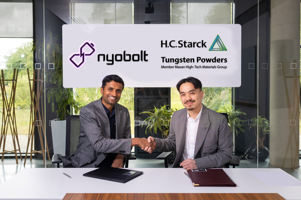 H.C. Starck announced the signing of definitive agreements to invest into Nyobolt Limited