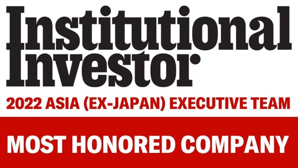 New World Development Wins Seven Awards in the "All-Asia Executive Team" Rankings and Is Named "Most Honored Company" by Institutional Investor