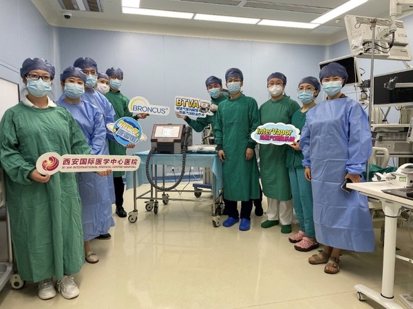 BRONCUS COMPLETED SURGERIES ON THE FIRST GROUP OF PATIENTS USING ITS InterVapor®, THE THERMAL VAPOR TREATMENT SYSTEM, AFTER APPROVED FOR MARKETING IN CHINA