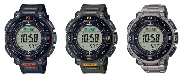นาฬิการุ่น PRG-340-1, PRG-340-3 และ PRG-340T-7
