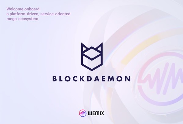 WEMADE Signs MoU With Blockdaemon To Support The Growth And Development Of WEMIX 3.0 Ecosystem