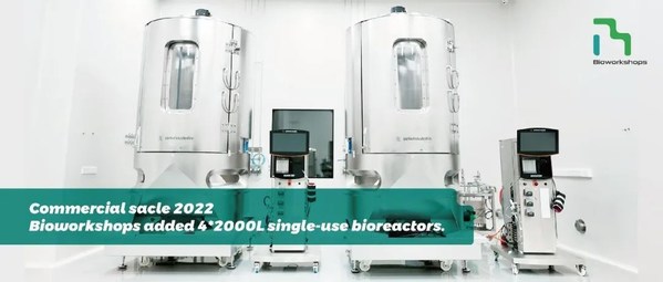康日百奥新增4*2000L一次性生物反应器助力商业化生产