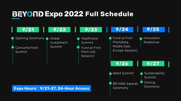 BEYOND Expo 2022 Full Schedule