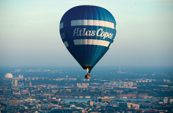 Atlas Copco balloon in Stockholm June 2011