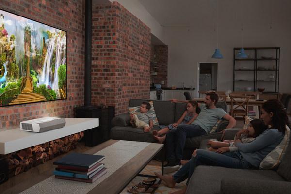 Enjoy Big Screen Home Entertainment with Optoma CinemaX Laser TV