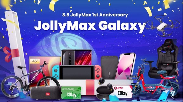 JollyMax Celebrates First Birthday with Huge Anniversary Campaign