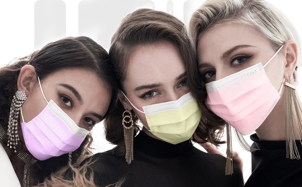 The world's leading brand of fashionable colored masks officially launches on Amazon on August 8th from CSD, a professional disposable medical supplies manufacturer in Taiwan
