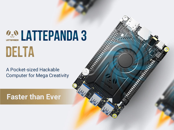 LattePandaチームが世界のパートナーとともに、高速かつポケットサイズのシングルボードコンピューターLattePanda 3 Deltaを発売