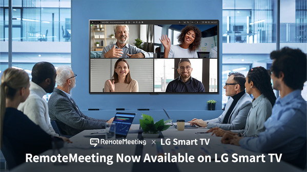 LG Smart TV owners can now participate in a video conference via RemoteMeeting.
