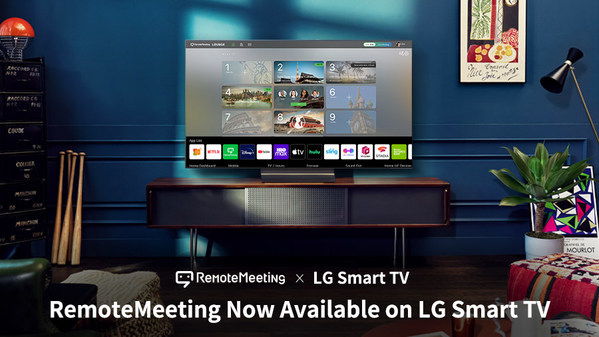 LG Smart TV owners benefit from RemoteMeeting on the big screen at home.