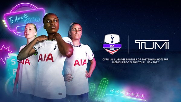 TUMI đã được công bố là Đối tác Hành lý Chính thức của chuyến du đấu trước mùa giải dành của đội tuyển nữ Tottenham Hotspur