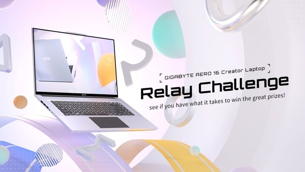 GIGABYTE จัดแคมเปญระดับโลก "AERO 16 Relay Challenge" โปรโมตแล็ปท็อปจอสีแม่นยำสำหรับครีเอเตอร์