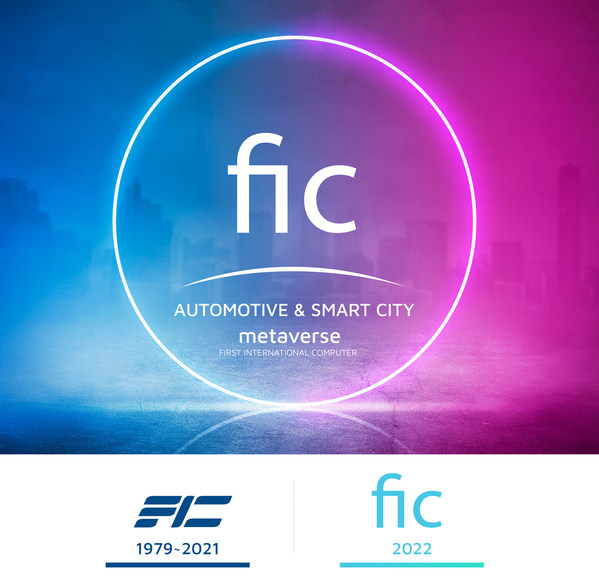 The FIC cyan logo expresses the meaning of fresh and the new born, representing FICвЂ™s new businesses in Future Intelligent Computing industry, the HoloCity and the HoloCar businesses.