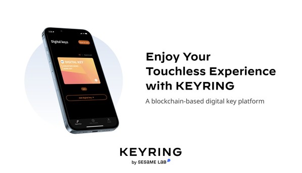 Blockchain-Based Digital Key Platform Developer, "Sesame Lab" launches "KEYRING" in Singapore