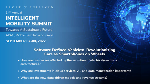 Engage with a Sustainable Future through Software-defined Vehicles at Frost & Sullivan's Summit
