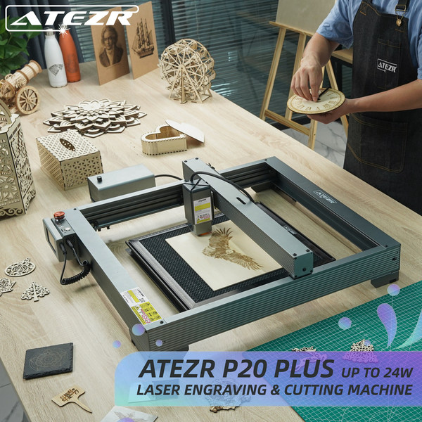 Atezr P20 Plus 120W Released: The Most Powerful Diode Laser Engraver and the Best Way to Start the Business