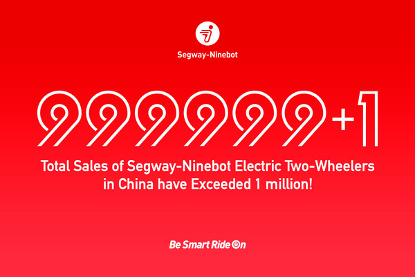 Segway-Ninebot's smart electric two-wheelers sales surpass 1 Million Units in 2 years