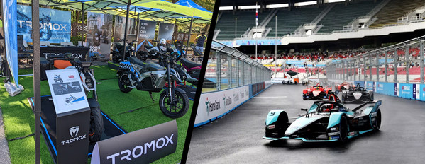 전기오토바이 TROMOX MINO, 하나은행 서울 E-Prix에서 주목을 이끌다!