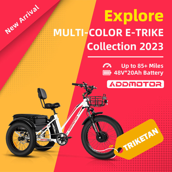 Addmotor Introduces its Triketan M-350 Electric Tricycle Model