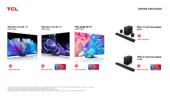 TCLがIFA 2022で、世界最大のMini LED TV、最新ディスプレー、スマートホームイノベーションを展示