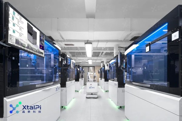 晶泰科技位于深圳、上海的自动化实验室已颇具规模