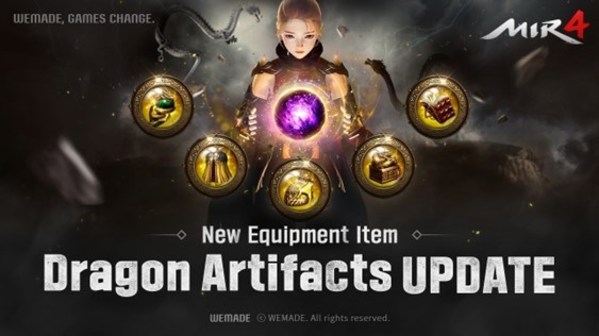 Wemade Updates Dragon Artifact for MIR4