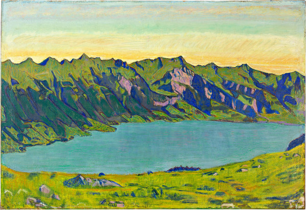 Ferdinand Hodler、Der Brienzersee von Breitlauenen aus (1906年); 2022 年 6 月 17 日、ベルンの Galerie Kornfeld で 2,875,000 スイス フラン (約 300 万ドル) で売却