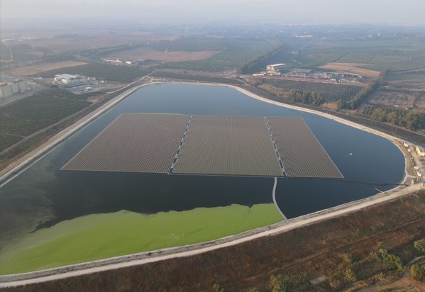 JA Solar and S'ENERGY Complete Installation of 10.705MW Floating PV Project in Israel
