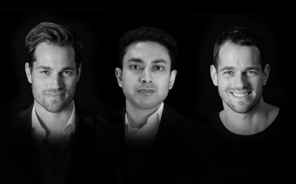 Cybera's founders Nicola Staub, CEO, Sudip Biswas, CTO, and Claudio Staub, CRO