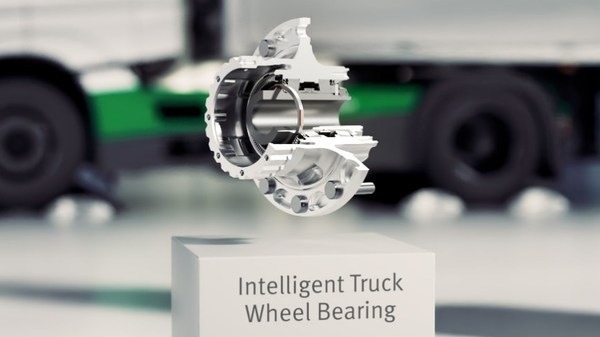 舍弗勒智能轮毂轴承集成了智能传感器，能够远程监控轴承和车轮状况，助力卡车拥抱数字化，加快卡车自动驾驶发展进程