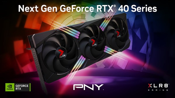 PNY GeForce RTX® 4090, RTX® 4080 16GB, and RTX® 4080 12GB 系列显示卡
