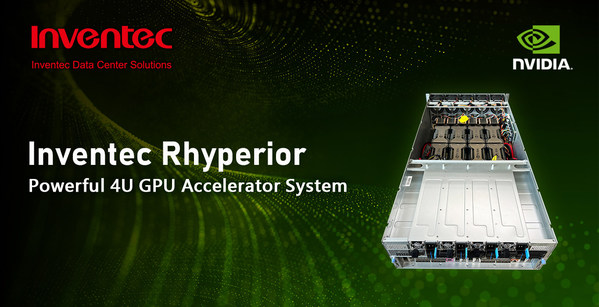 Powerful 4U GPU Accelerator System